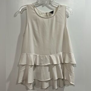 Ann Taylor Cream Blouse Tank Top